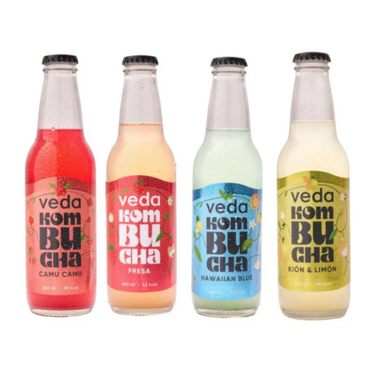 FOURPACK KOMBUCHA 260 ML - VEDA