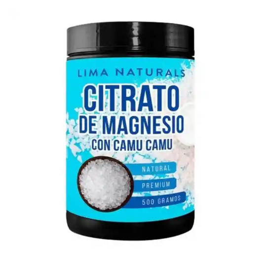 CITRATO DE MAGNESIO CON CAMU CAMU 500 GR - LIMA NATURALS