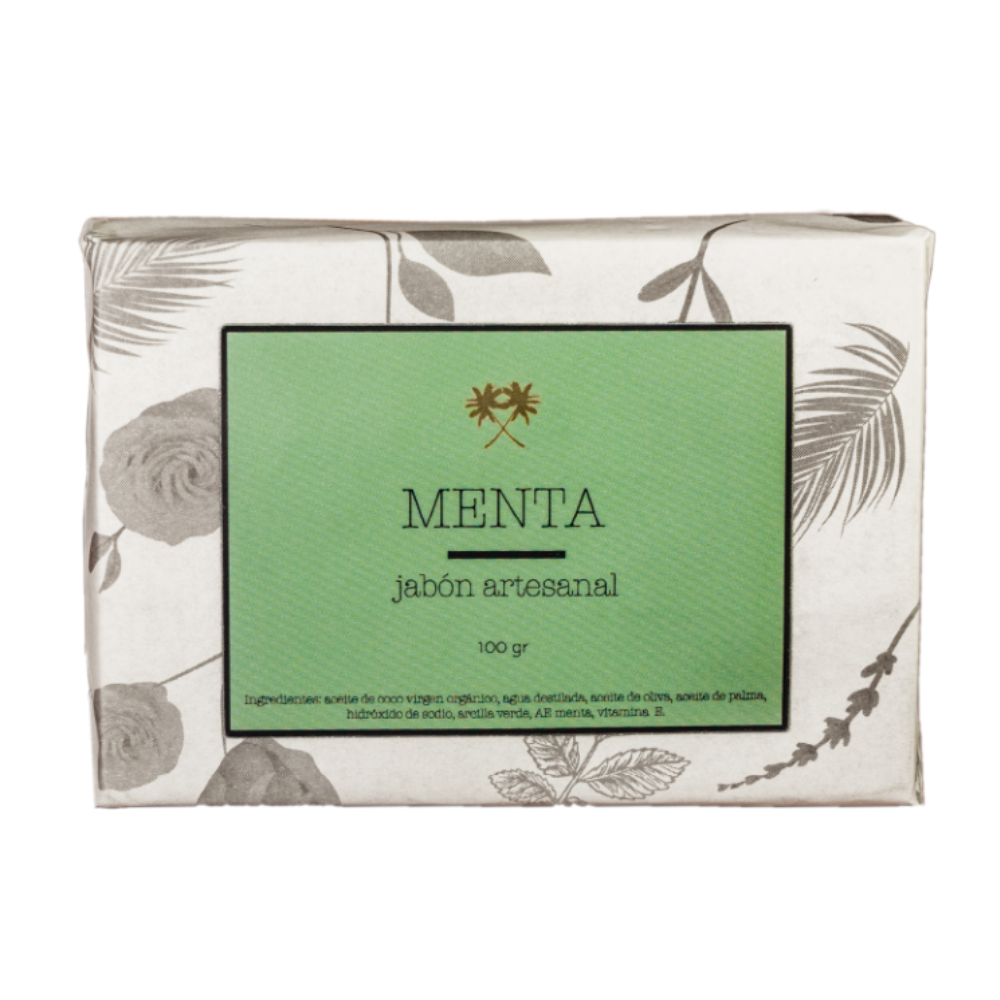 JABON ARTESANAL DE COCO MENTA 100 GR - PERUVIAN HEALTH