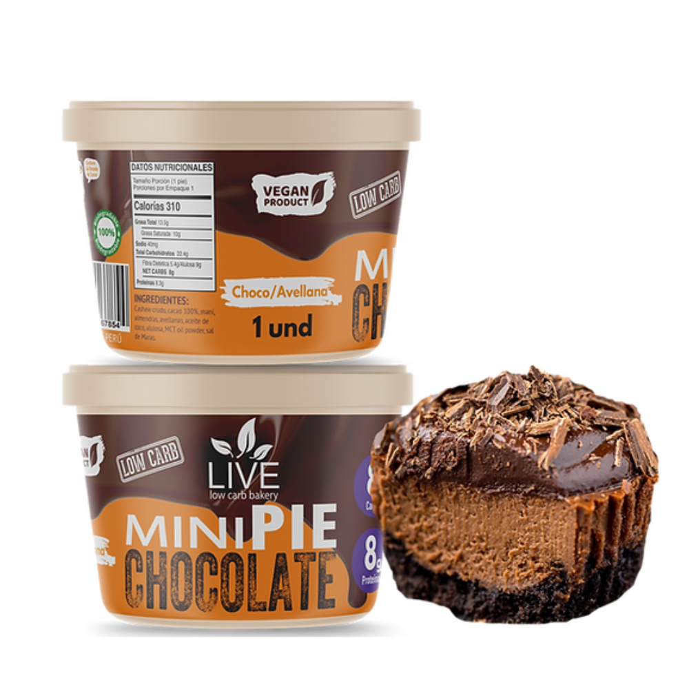 MINI PIE CHOCOLATE - LIVE LOW CARB BAKERY