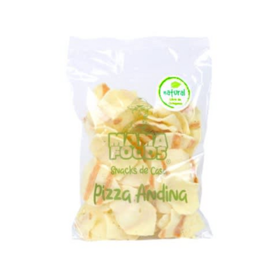 BOCADITOS A BASE DE YUCA SABOR PIZZA 60 GR - MAMA FOODS