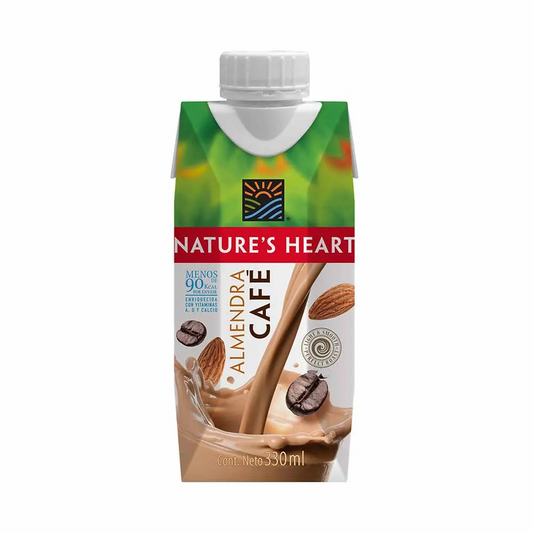 BEBIDA DE ALMENDRA CAFE 330 ML NATURES HEART