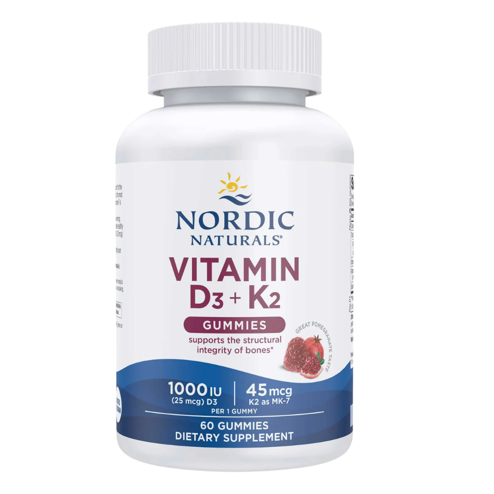 VITAMIN D3 + K2 GUMMIES 1000 UI 45 MG - NORDIC NATURALS
