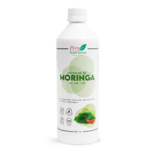 EXTRACTO DE MORINGA CON CAMU CAMU 600 ML - PERU NUTRITION