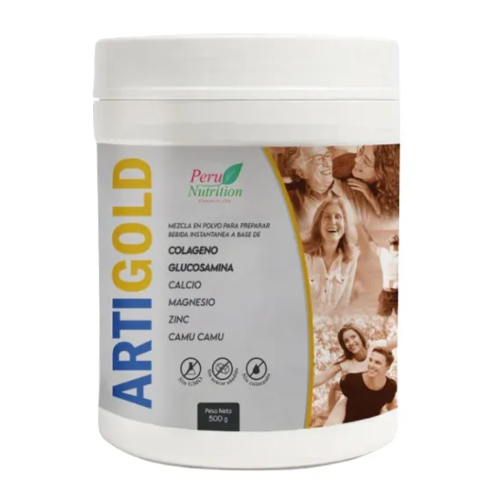 ARTIGOLD  (COLAGENO GLUCOSAMINA) 500 GR - PERU NUTRITION