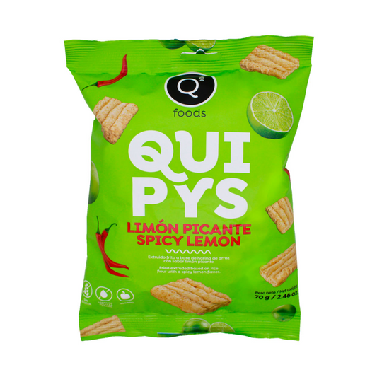 QUIPYS LIMON PICANTE / SPICY LEMON 70 GR - QFOODS