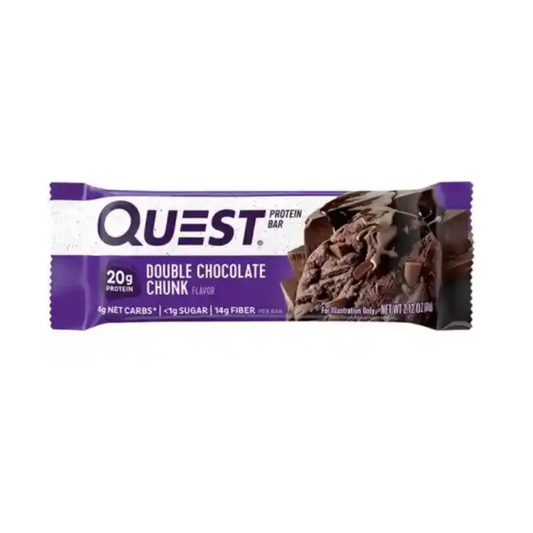 QUEST PROTEIN BAR DOUBLE CHOCOLATE CHUNK 60 GR - QUEST