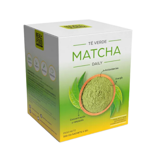 TE VERDE MATCHA CAJA X 16 32GR - REAL FOOD