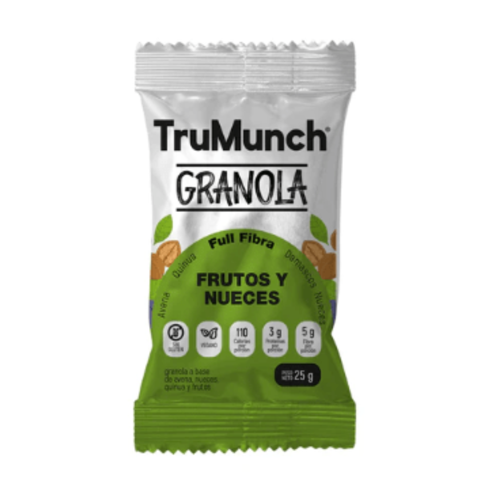 TRUMUNCH GRANOLA FRUTOS Y NUECES 25GR - TRUMUNCH