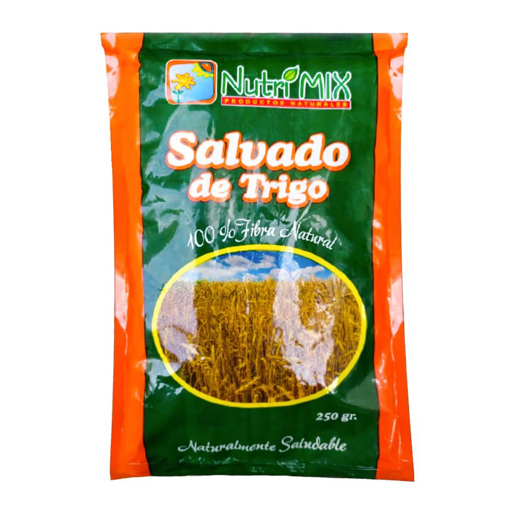 SALVADO DE TRIGO FINO 250 GR - NUTRIMIX