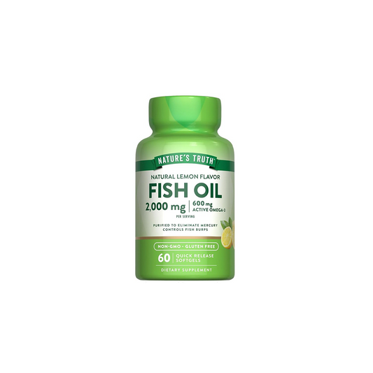 FISH OIL 2000MG 60 SOFTGEL NATURES TRUTH