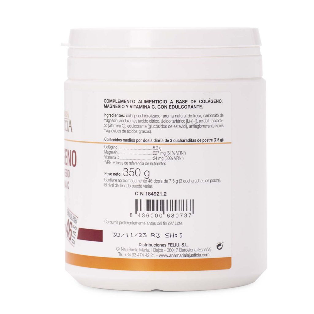 COLAGENO CON MAGNESIO Y VITAMINA C  350GR (POLVO) ANA MARIA LA JUSTICIA