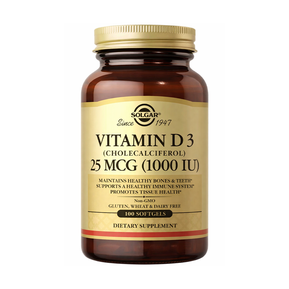 VITAMIN D3 1000 UI 100 SFG SOLGAR