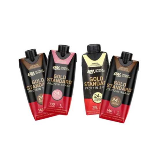 4X S/.40.00 GOLD STANDARD PROTEIN SHAKE  (SABORES SURTIDOS)