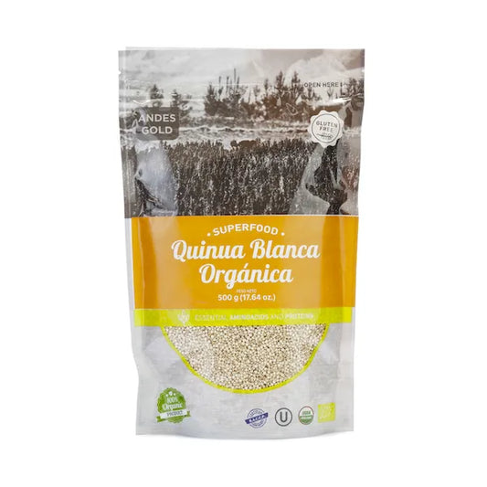 QUINUA BLANCA ORGÁNICA 500G ANDES GOLD
