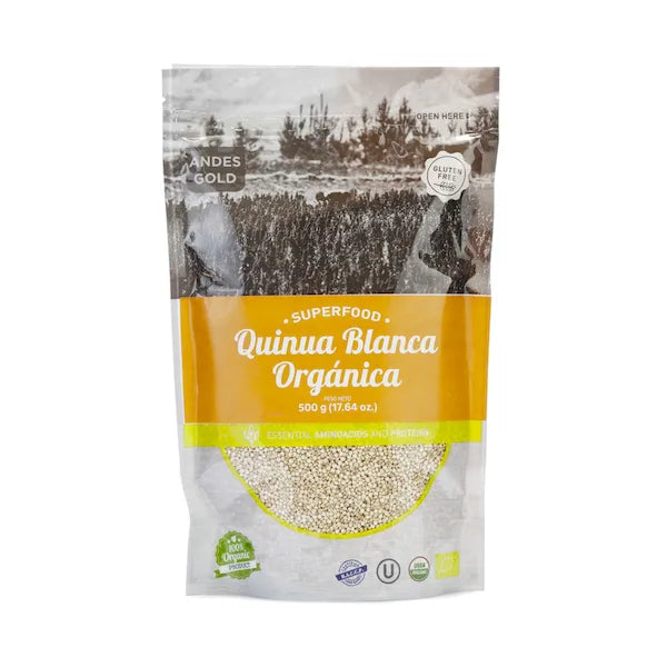 QUINUA BLANCA ORGÁNICA 500G ANDES GOLD