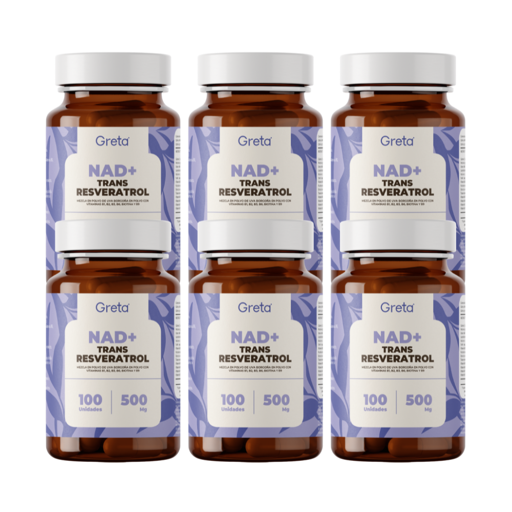 PACK X6 NAD TRANS RESVERATROL -GRETA