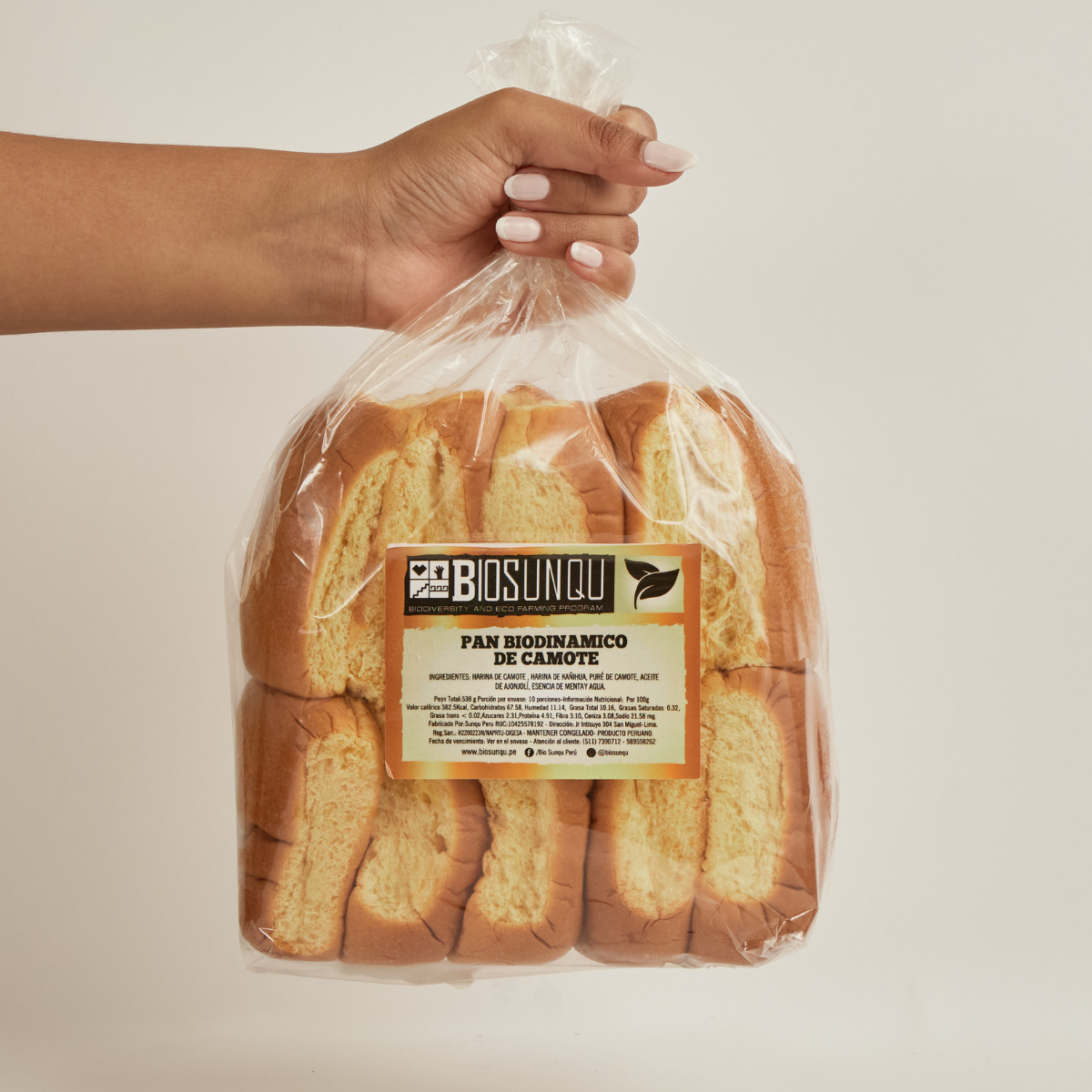 PAN DE CAMOTE - BIOSUNQU 10UND