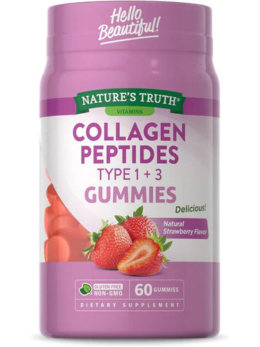 COLLAGEN PEPTIDES GUMMIES TYPE 1+3 - NATURES TRUTH