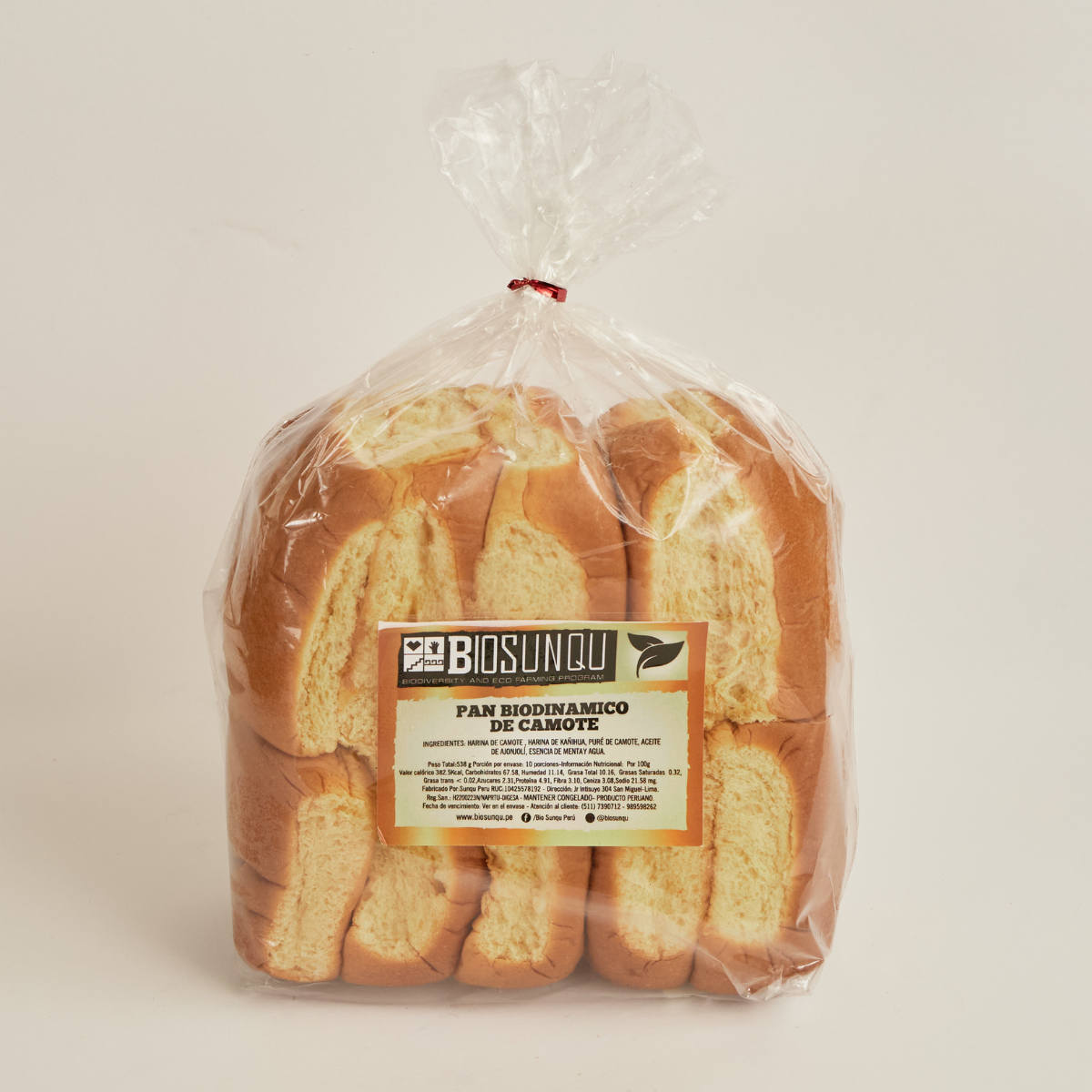 PAN DE CAMOTE - BIOSUNQU 10UND