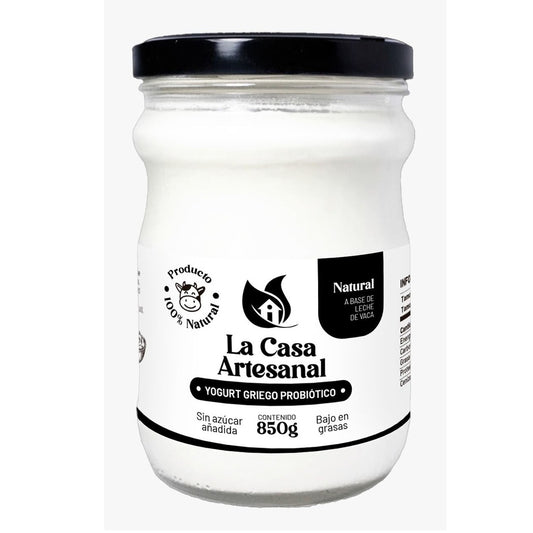 YOGURT GRIEGO PROBIOTICO 850GR LA CASA ARTESANAL
