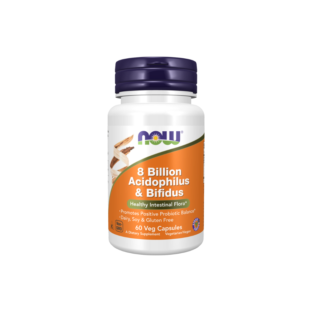 8 BILLION ACIDOPHILUS & BIFIDUS -NOW