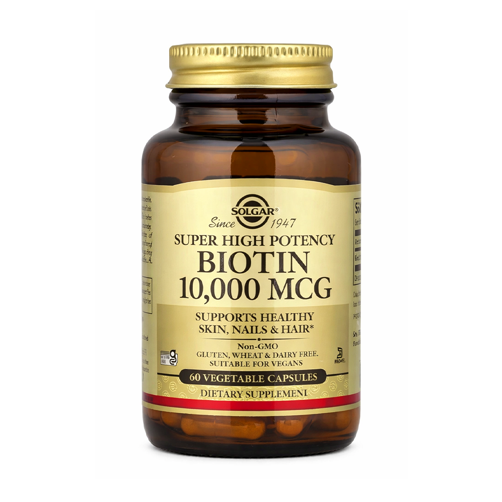 BIOTIN  10000 MCG 60 CÀPSULAS - SOLGAR