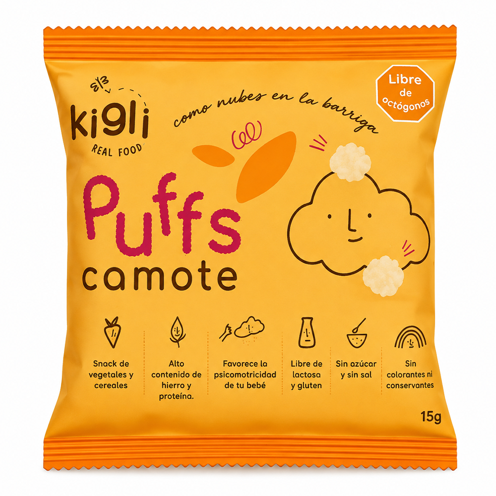 PUFF DE LENTEJAS CON CAMOTE - KIGLI 15G