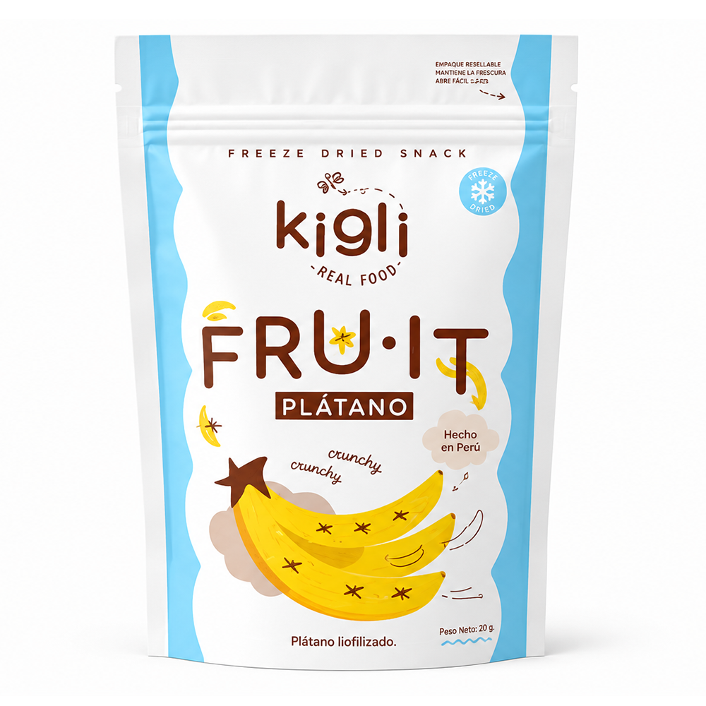 FRUIT PLATANO LIOFILIZADO 15GR KIGLI