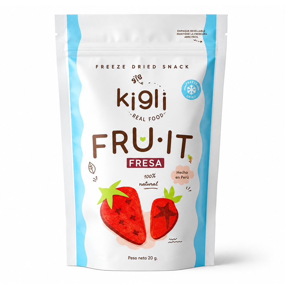 FRUIT FRESA LIOFILIZADO 15GR KIGLI