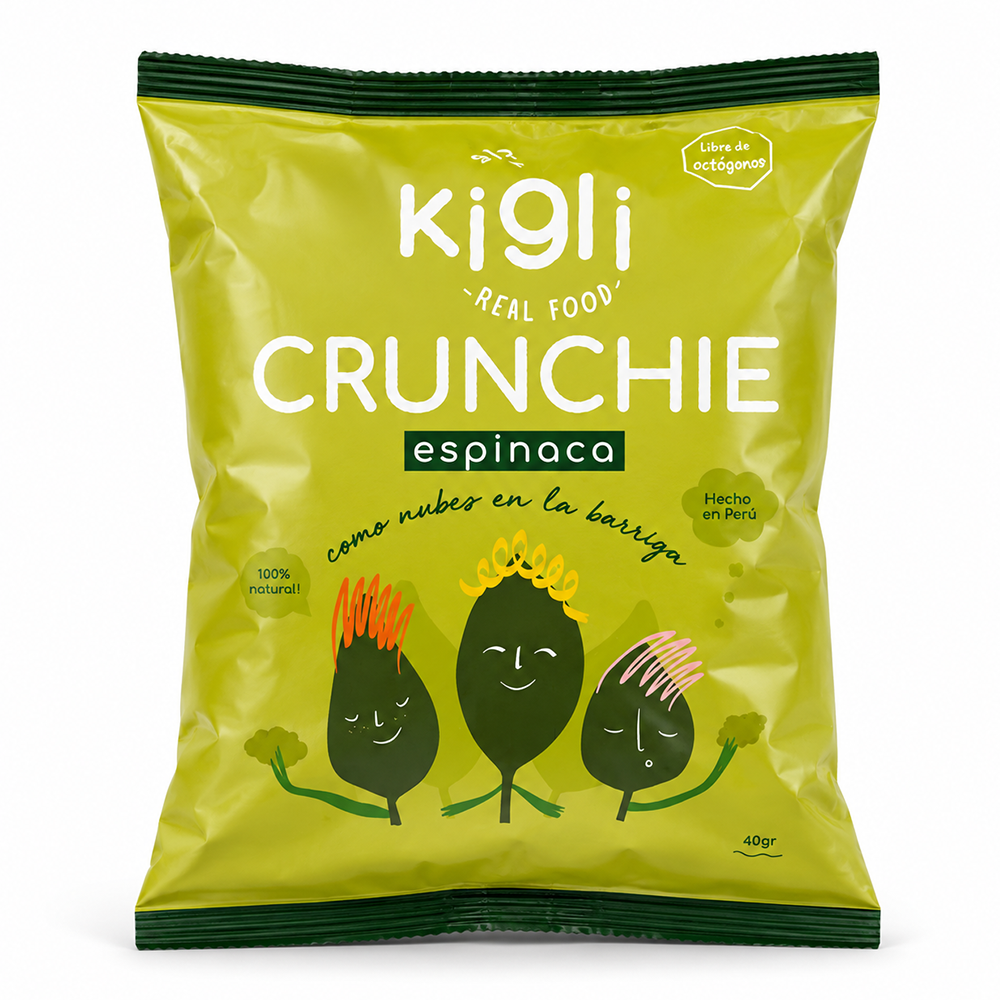 CRUNCHIE DE ESPINACA - KIGLI 40G