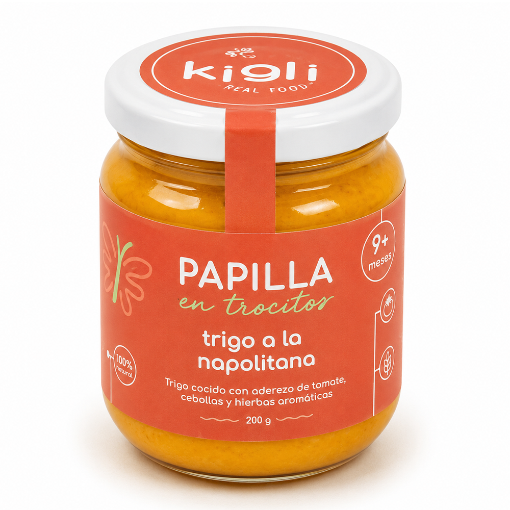 PAPILLA DE TRIGO A LA NAPOLITANA (TROCITOS) - KIGLI 200G