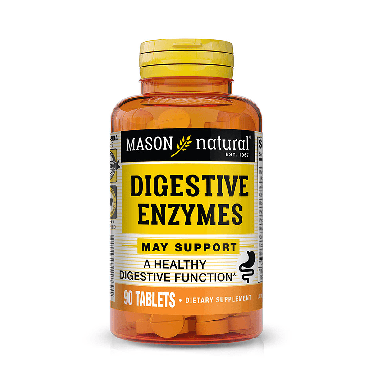 ENZIMAS DIGESTIVAS DE 90 TABLETAS - MASON NATURAL