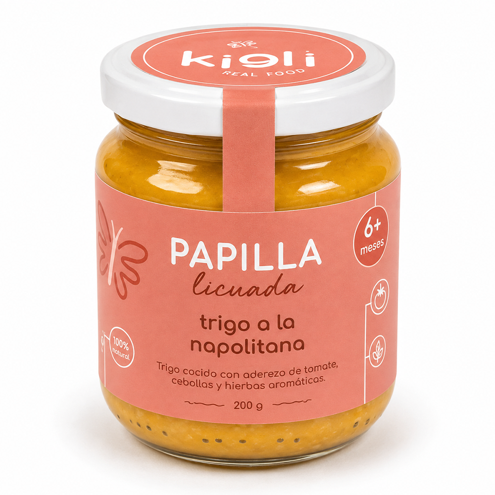 PAPILLA DE TRIGO A LA NAPOLITANA (LICUADA) - KIGLI 200G