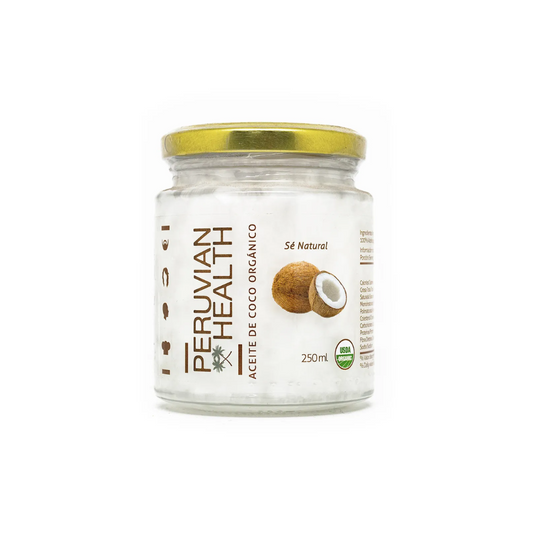 ACEITE DE COCO ORGANICO 250 ML - PERUVIAN HEALTH