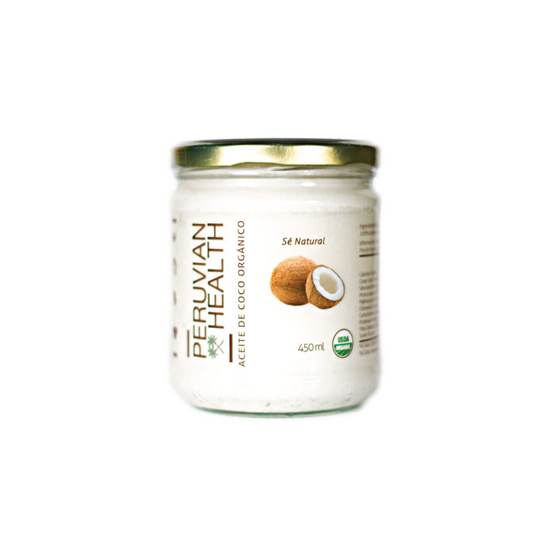 ACEITE DE COCO ORGANICO 450 ML - PERUVIAN HEALTH