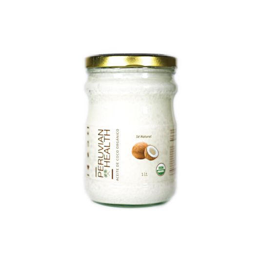 ACEITE DE COCO ORGANICO 1 LT - PERUVIAN HEALTH