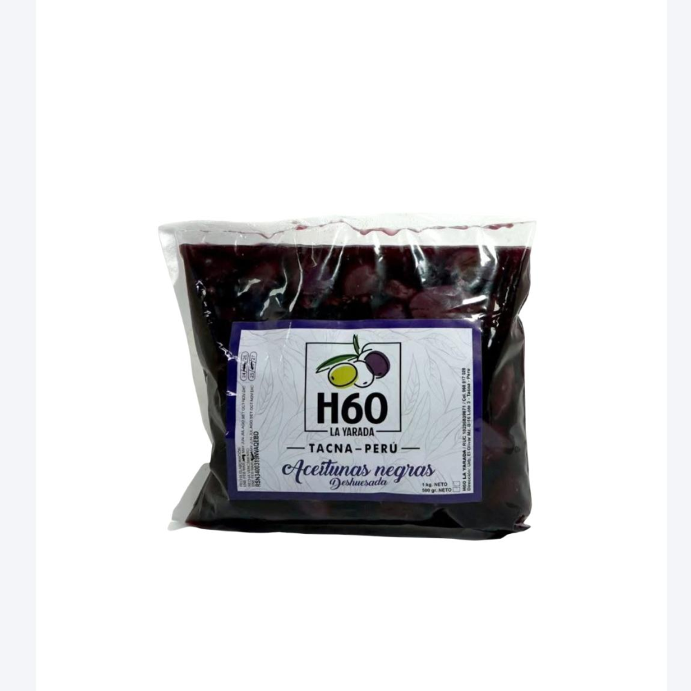 ACEITUNA NEGRA DESHUESADA 500G - LA YARADA