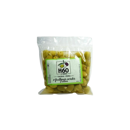 ACEITUNA VERDE CON CASTAÑA 500 GR - LA YARADA