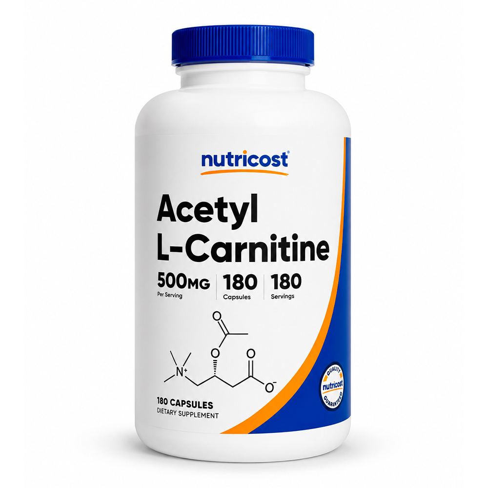 ACETYL L-CARNITINE 500 MG 180CAP NUTRICOST