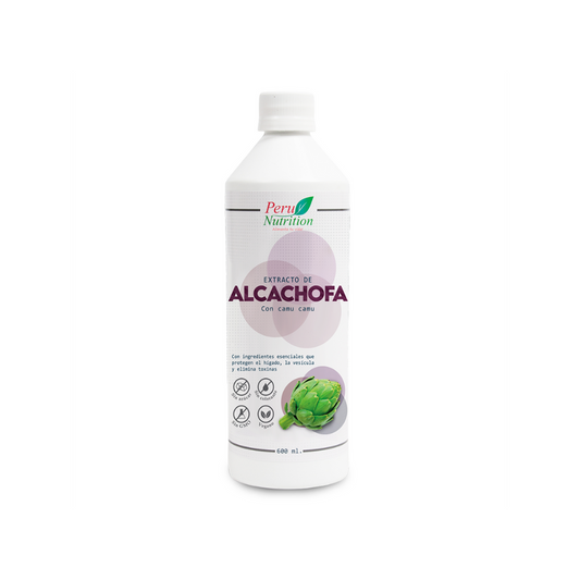 EXTRACTO DE ALCACHOFA CON CAMU CAMU 600ML PERU NUTRITION