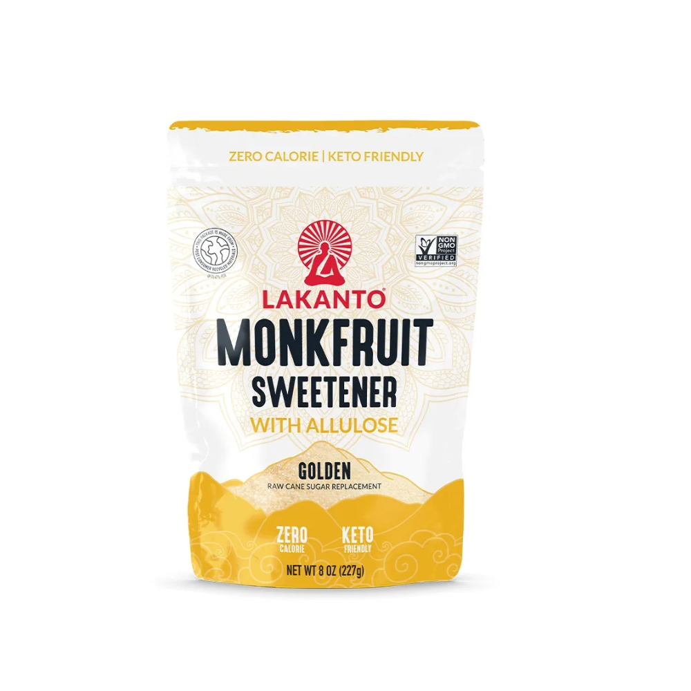 MONKFRUIT SWEETENER WITH ALLULOSE GOLDEN 227GR