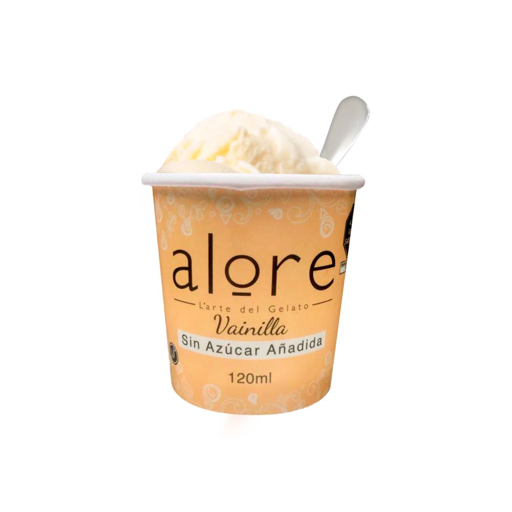 HELADO VAINILLA ALORE 120 ML SIN AZUCAR