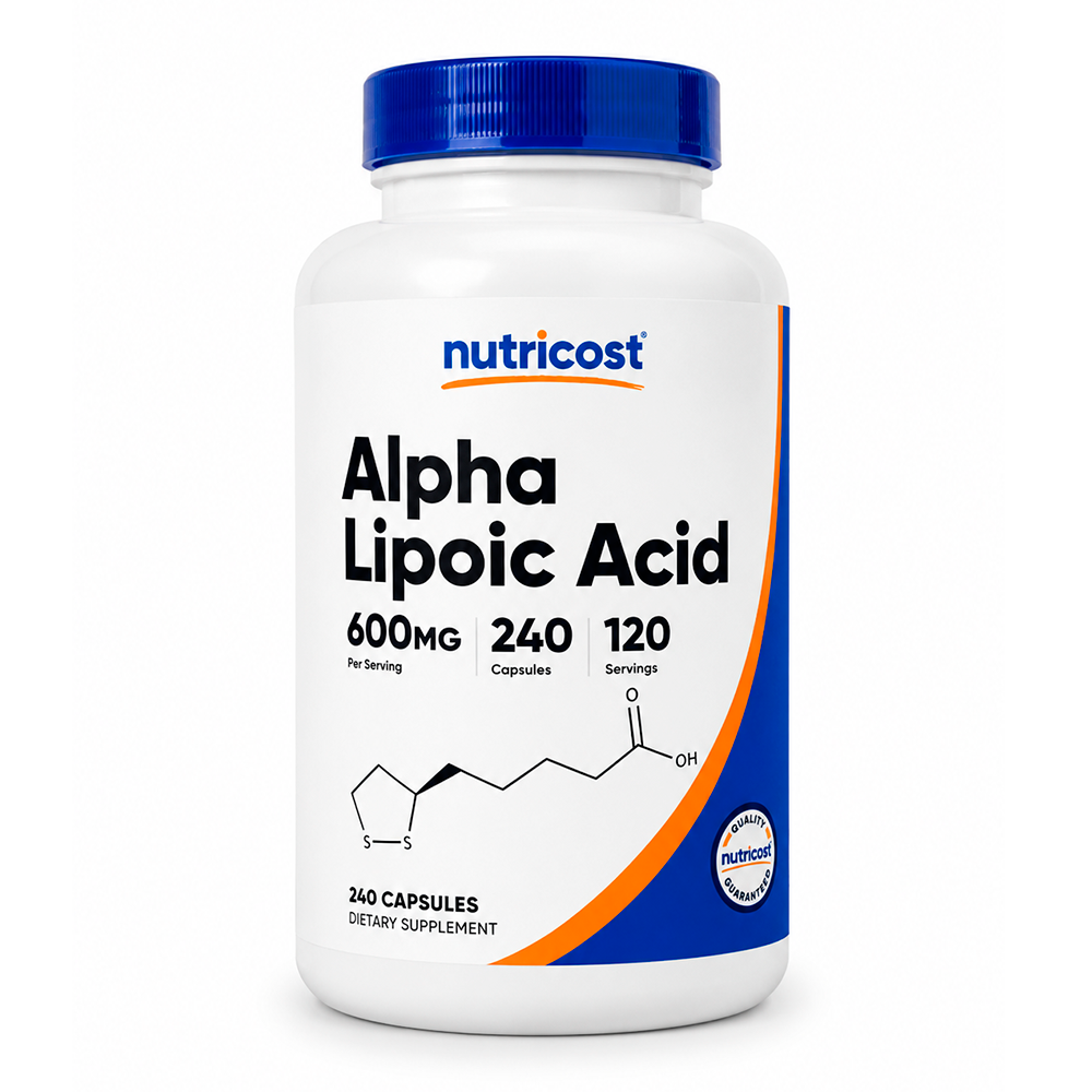 ACIDO ALPHA LIPOICO 600MG 240TABS- NUTRICOST