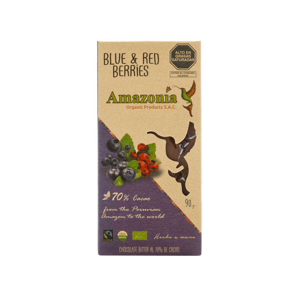 BITTER 70% CON ARANDANO x 90GR - AMAZONIA
