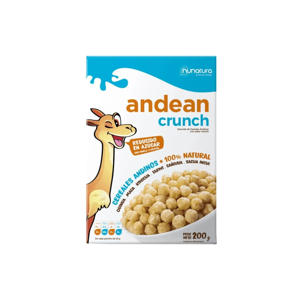 ANDEAN CRUNCH VAINILLA 200G NUNATURA