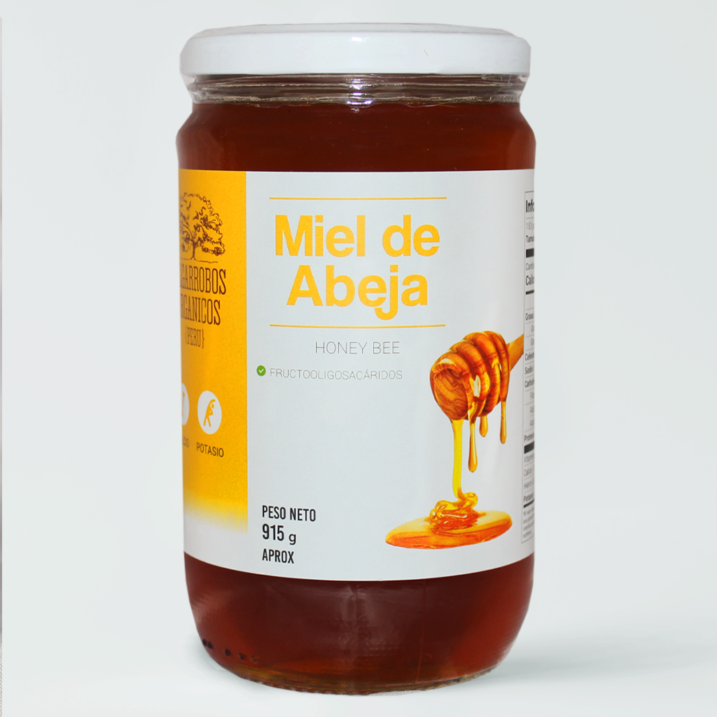 MIEL DE ABEJA 915GR ALGORROBOS ORGANICOS
