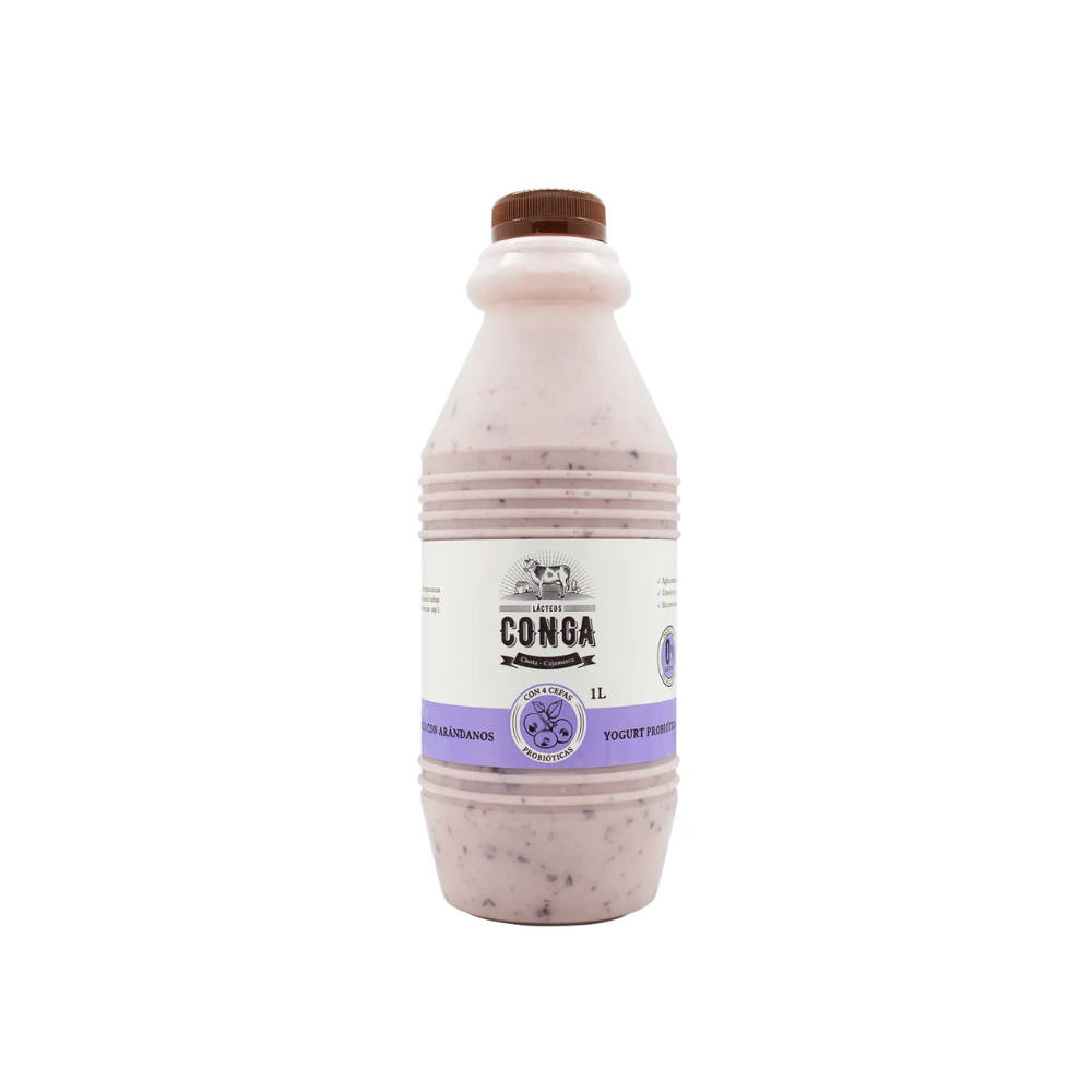 YOGURT CONGA 1 LT ARANDANOS CONGA