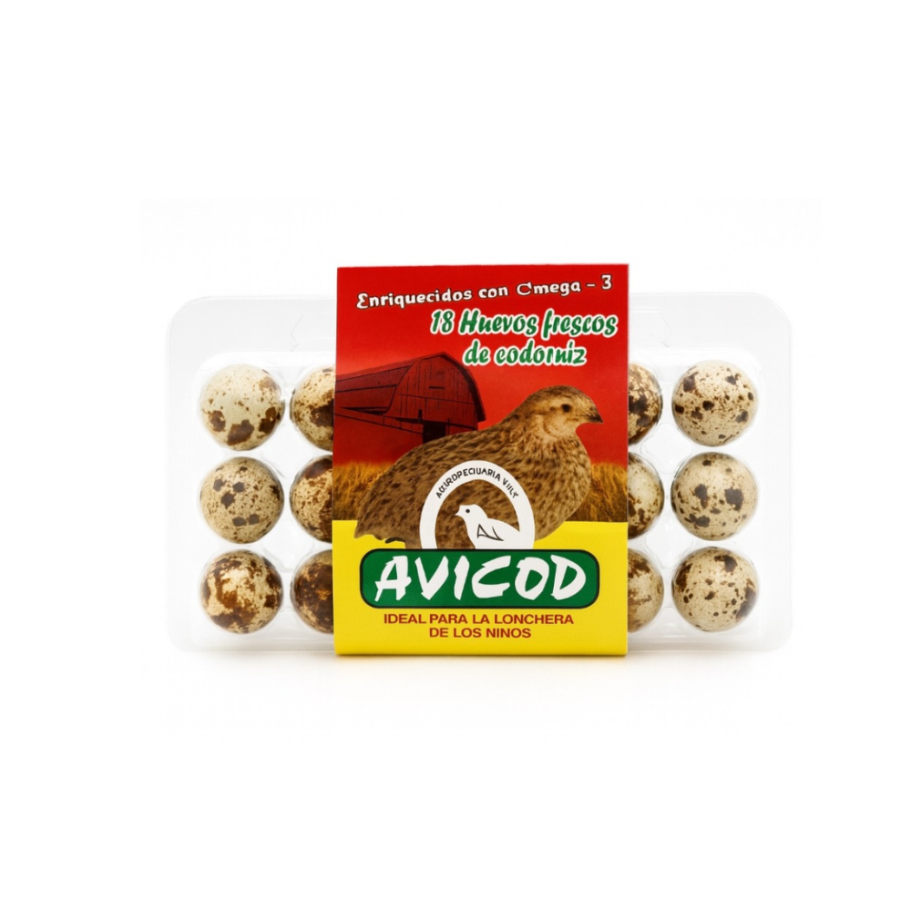 HUEVOS DE CODORNIZ 18 UND AVICOD