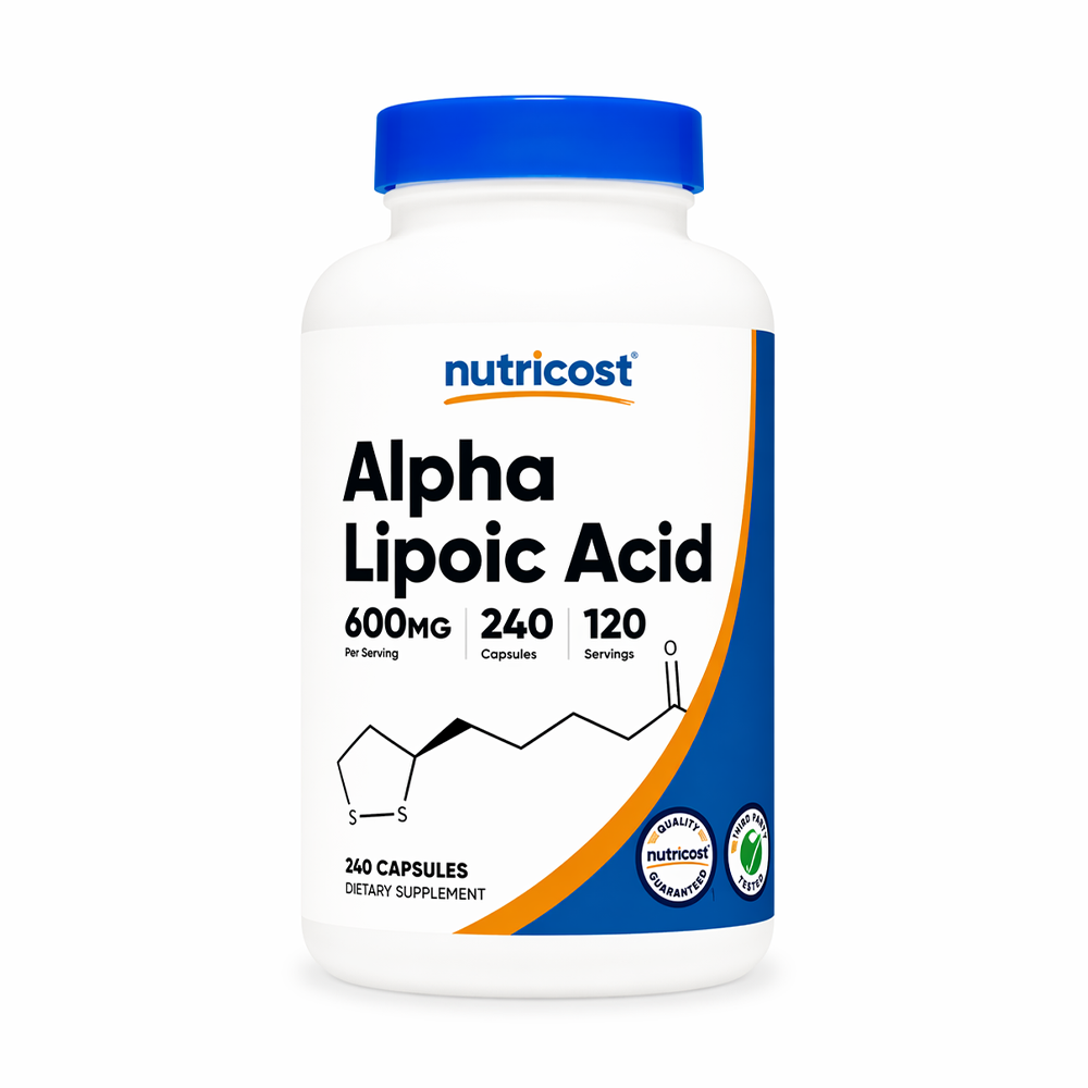 ACIDO ALPHA LIPOICO 600MG 240TABS- NUTRICOST